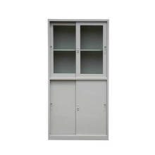 China Mingxiu Gray 4 Door Sliding Door Metal Storage Cabinets